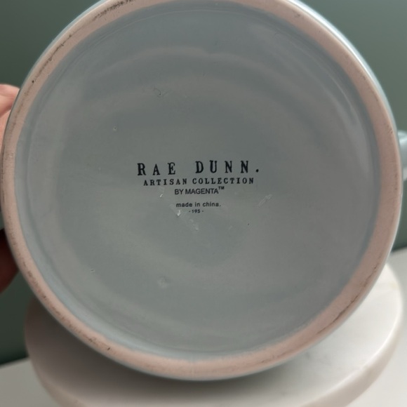 Rae Dunn “SHOWER” Light Blue Ceramic Watering Can - Picture 5 of 5